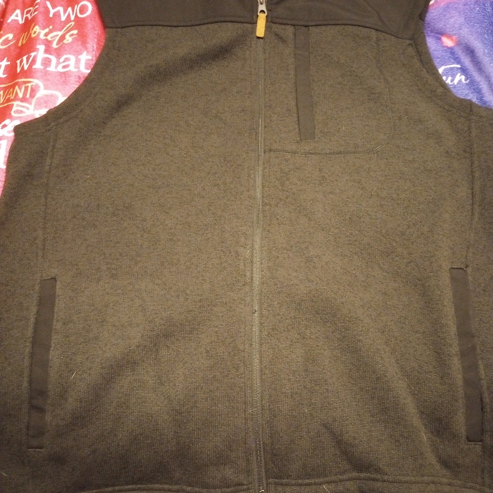 Mens Fleece Vest George Sz Large